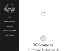 Tablet Screenshot of gilmorevets.co.uk
